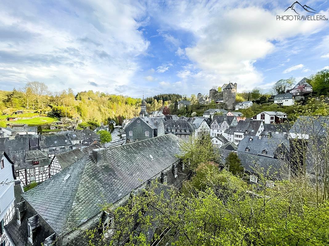 Vue sur le village de Monschau