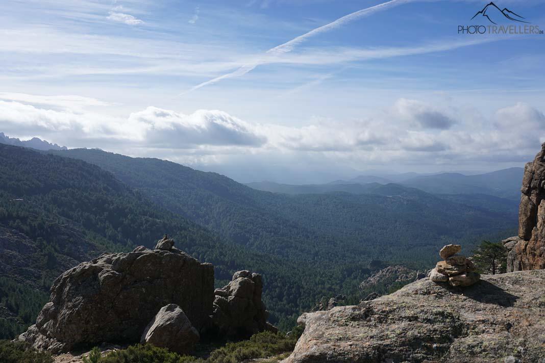 Uma vista deslumbrante sobre a Córsega