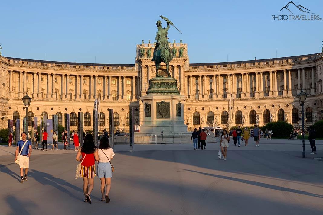 La Hofburg de Vienne dans la lumière du soir