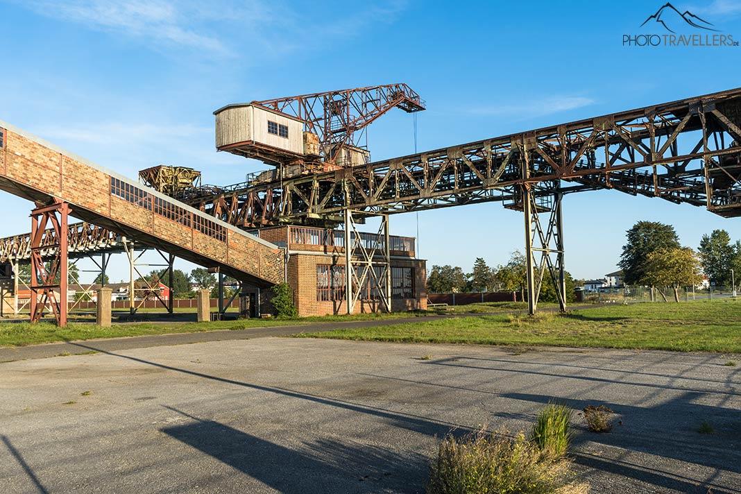 Une grande grue au musée historique et technique de Peenemünde