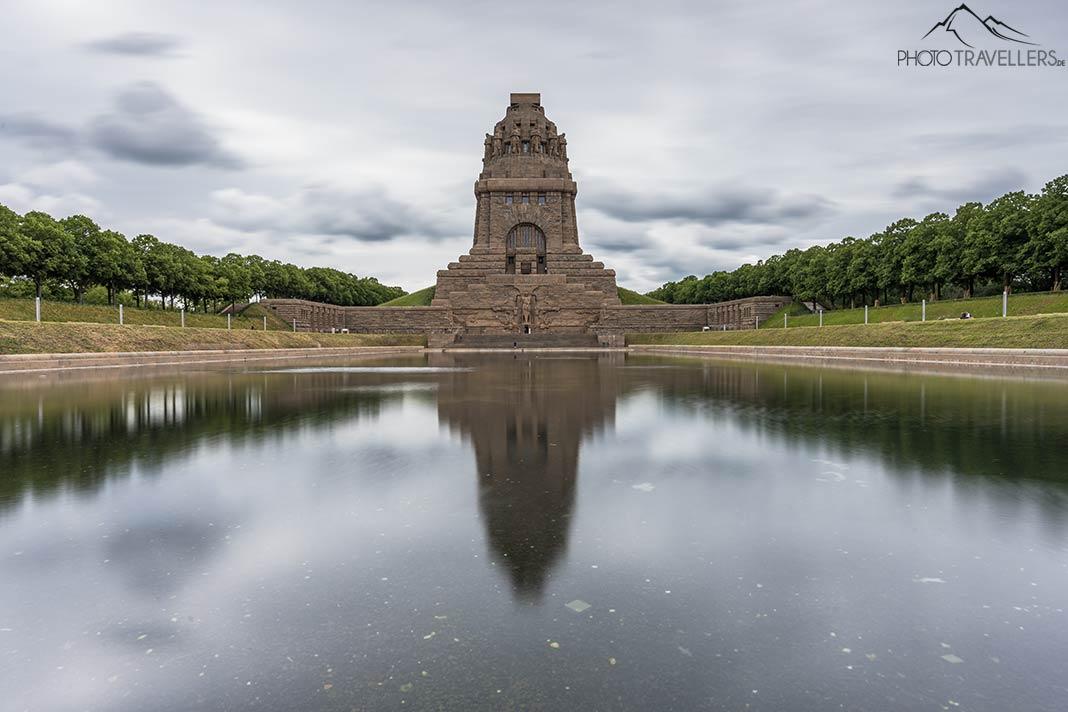 Vue sur le Monument de la bataille des Nations
