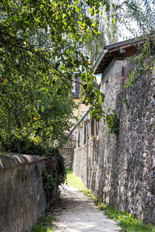 La muralla de la ciudad de Gmünd rodea toda la ciudad