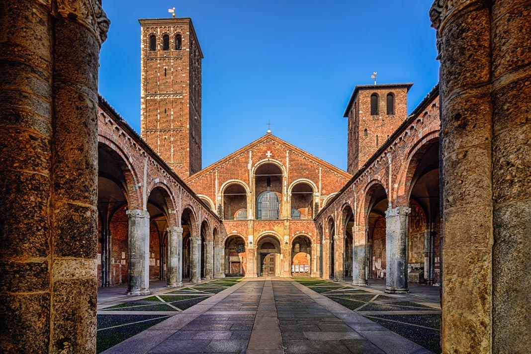 L'église Sant'Ambrogio à Milan