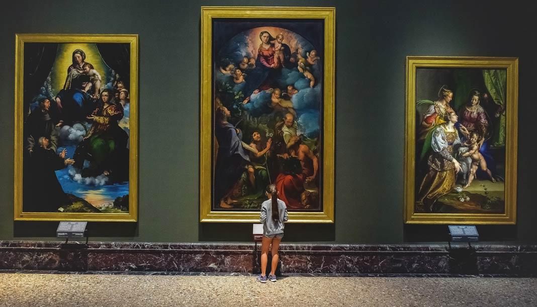 Des tableaux dans la Pinacoteca di Brera