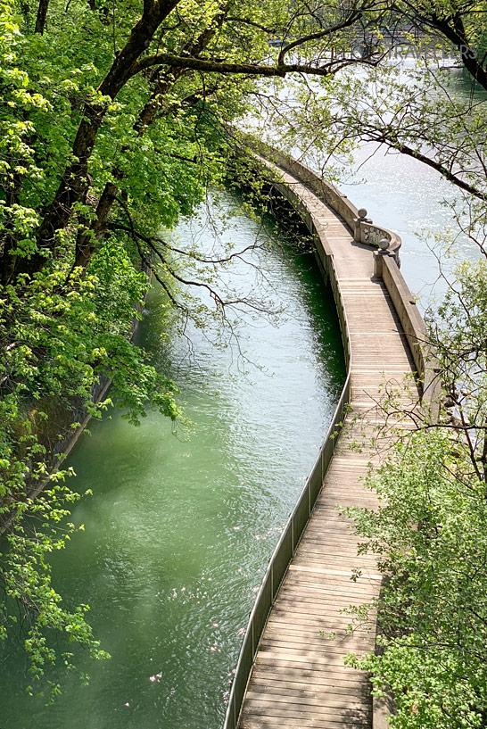 Chemin le long de la Seine