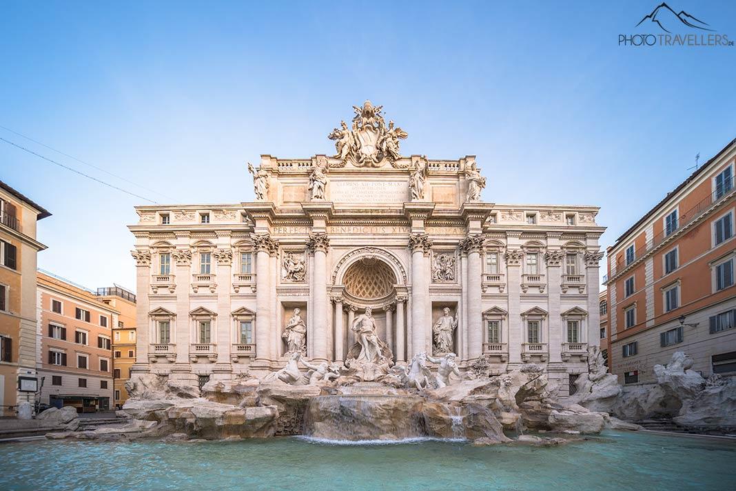 La Fontaine de Trevi à Rome