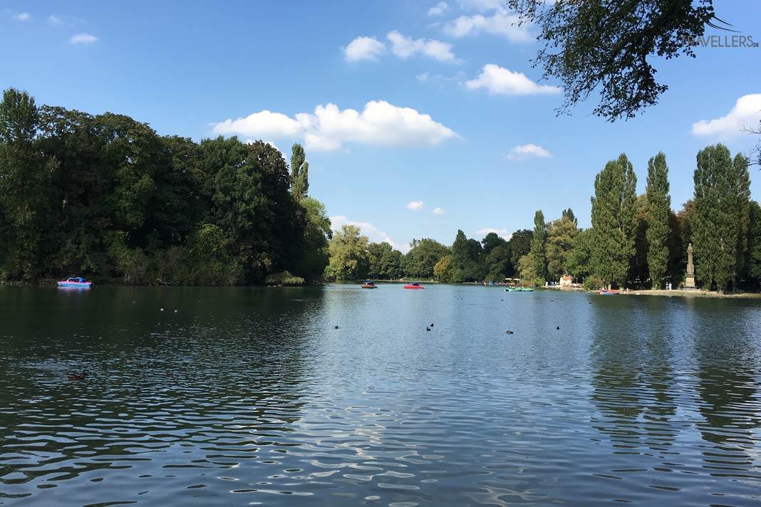 Bateaux-pédalos sur le Lac Kleinhesseloher