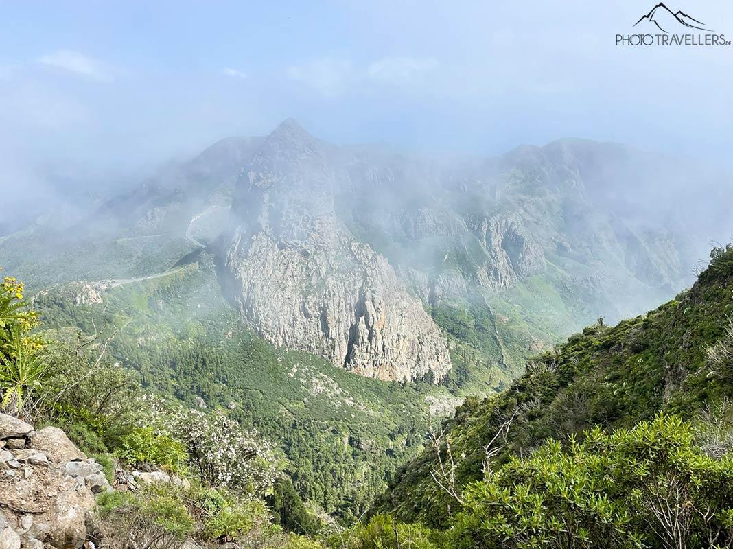 Vista desde el sendero hacia el Roque Agando