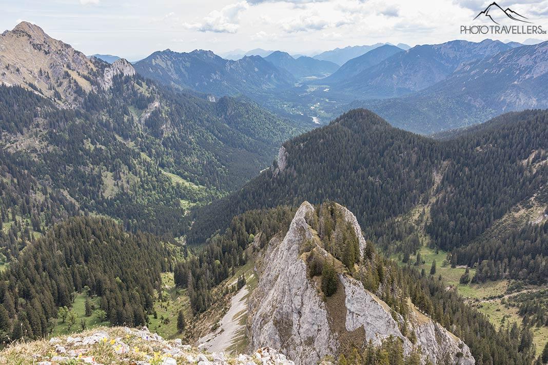 Vue du sommet du Hasentalkopf