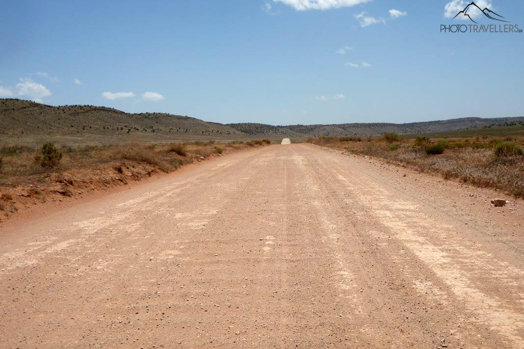 A County Road #109, que leva ao Mirante de Toroweap
