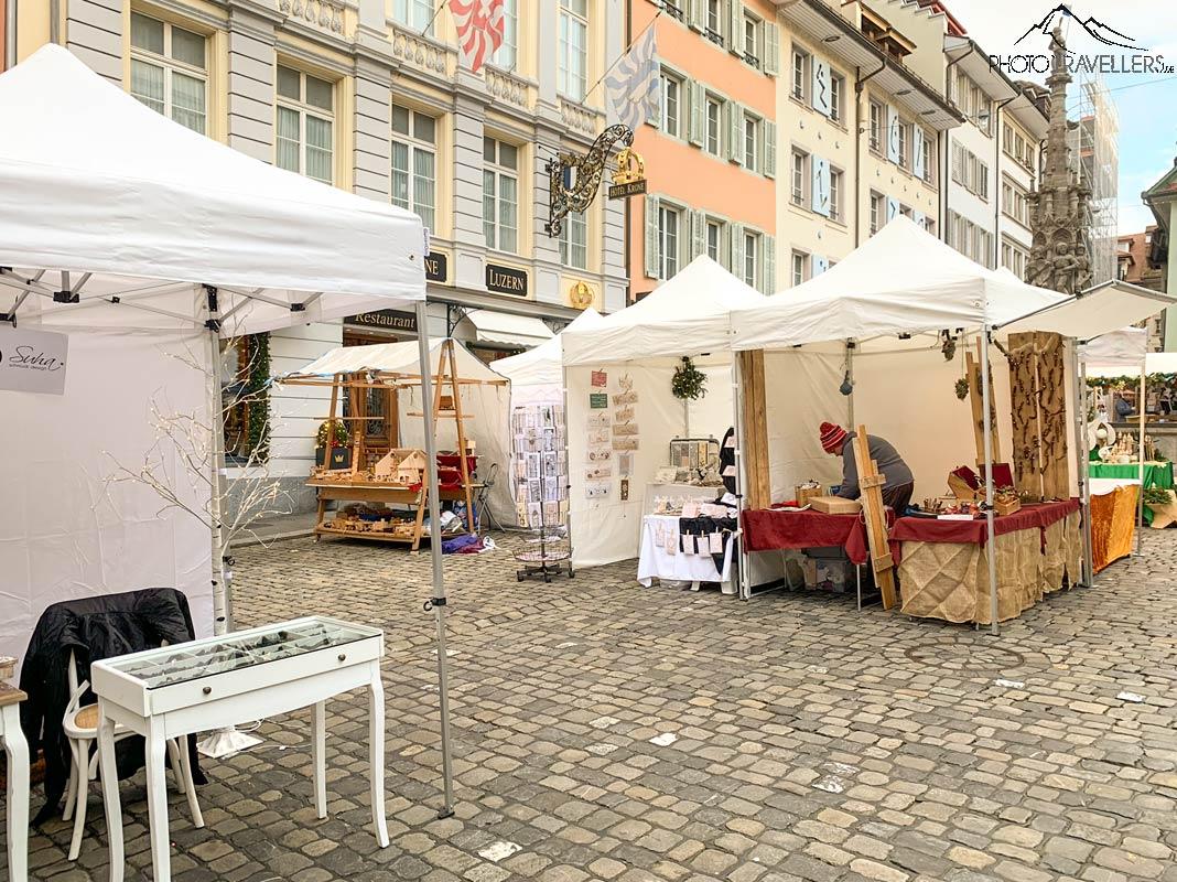 Le marché de l'artisanat à Lucerne