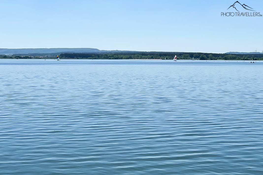Barcos à vela no Lago Altmühl