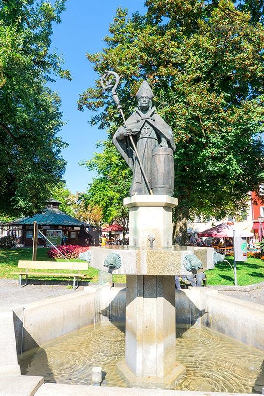 La fontaine Rupertus à Traunstein