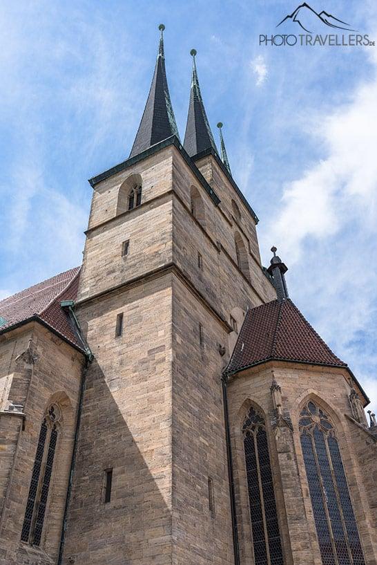 Les tours de l'église St. Severi à Erfurt