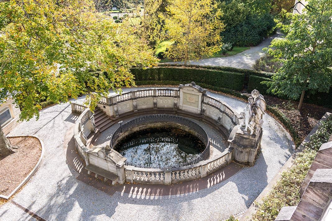 La fuente del Danubio en Donaueschingen