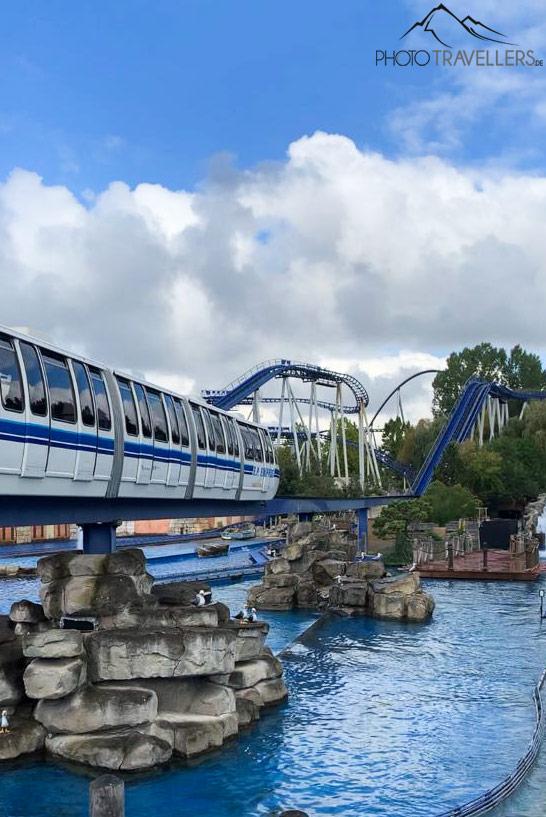 Vista de la estación Ep en España en Europa-Park Rust