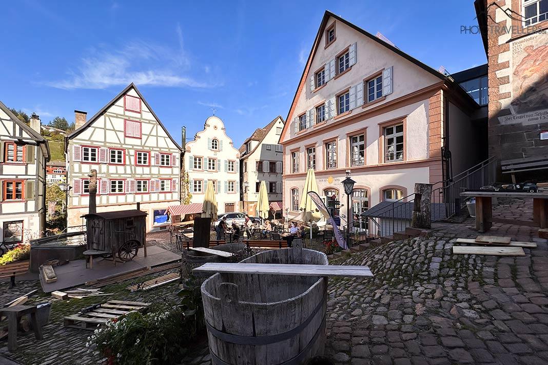 La plaza del mercado de Schiltach en la Selva Negra