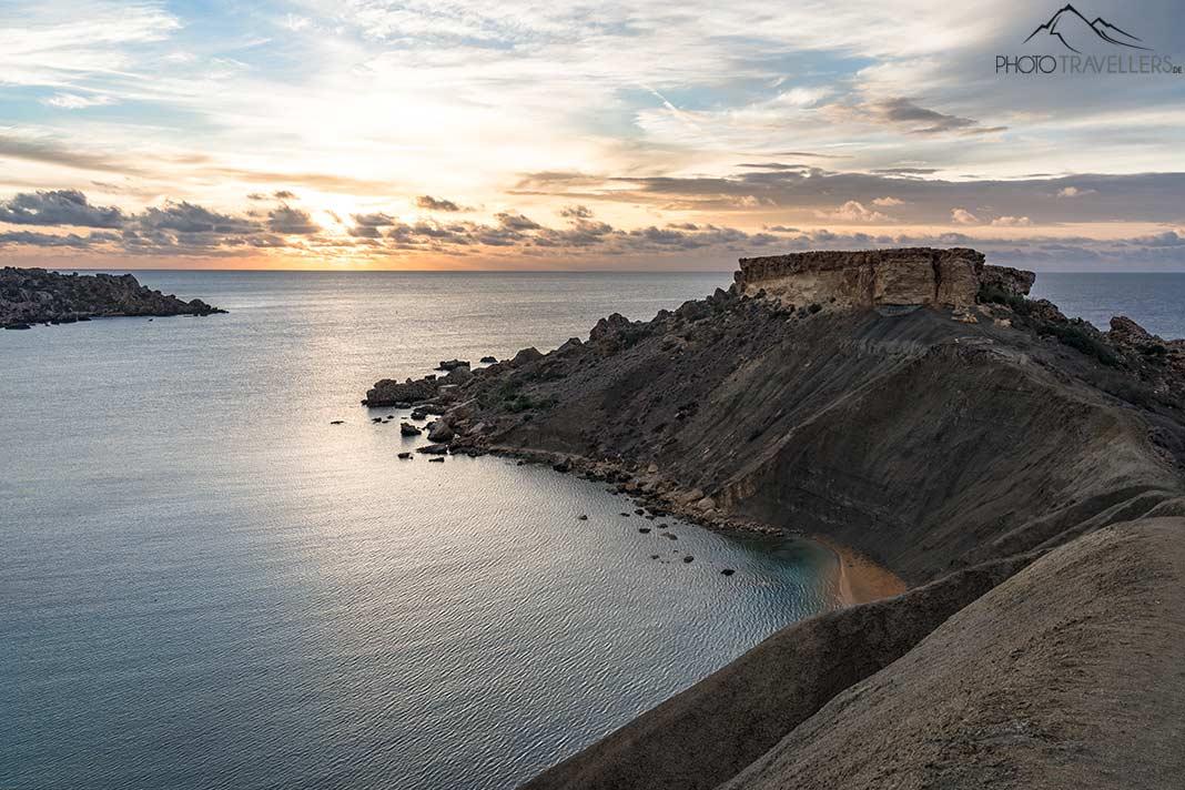 Vista dos Clay Cliffs para o mar