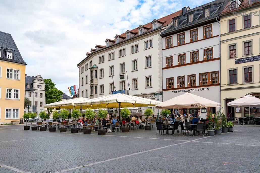 La Plaza del Mercado en Weimar
