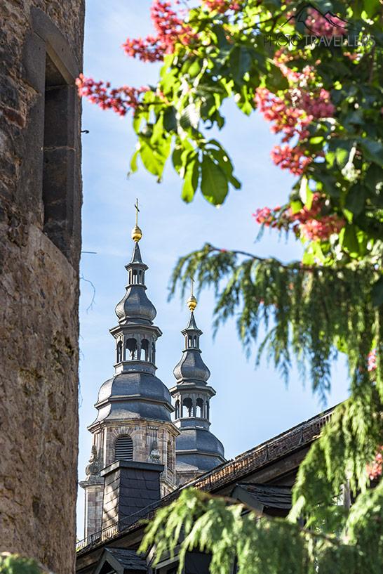 La vista de la Catedral Alta de Fulda