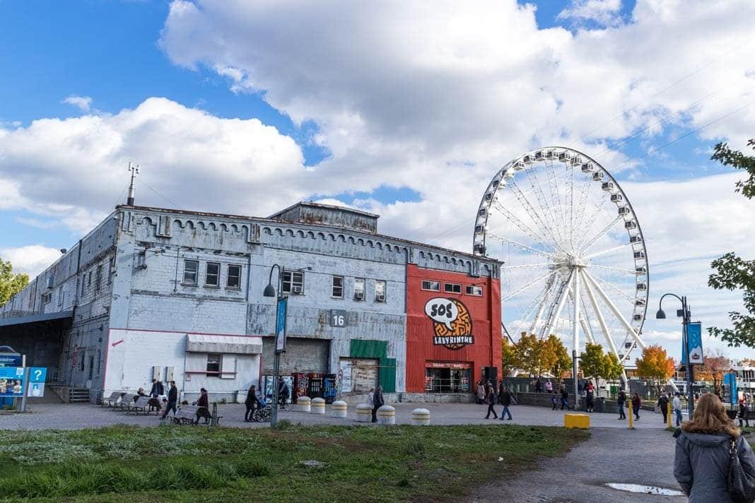 Le Vieux-Port avec la grande roue