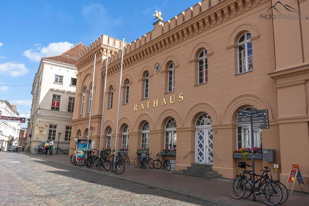 El antiguo ayuntamiento de Schwerin en la plaza del mercado