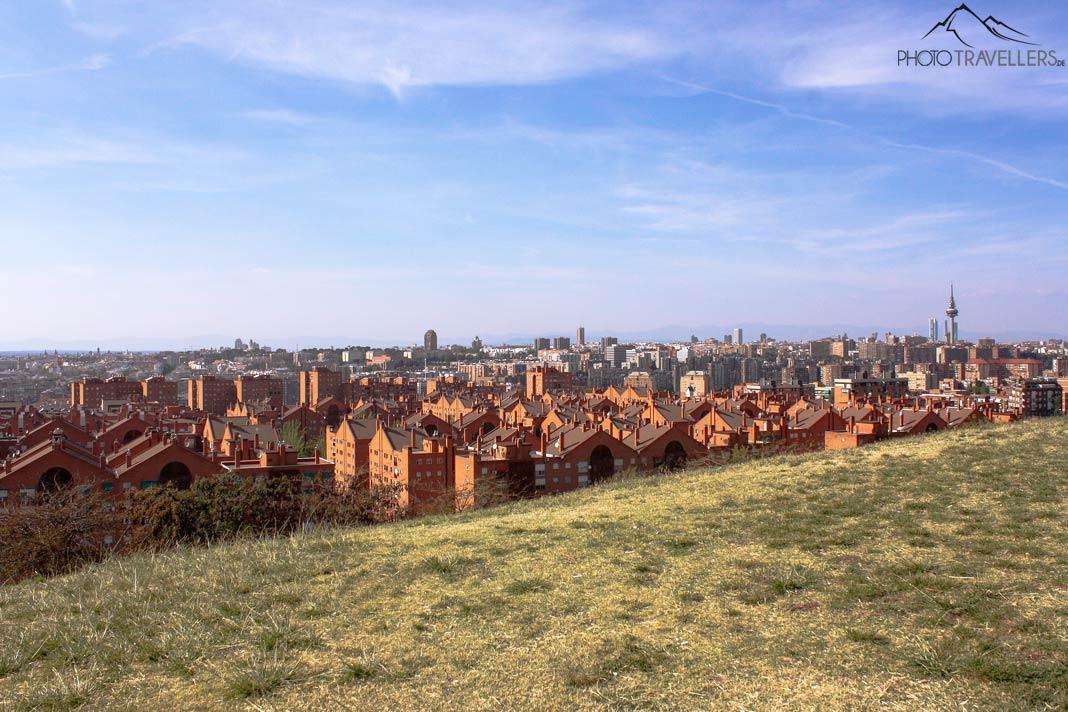 Le regard sur Madrid depuis le Parque del Cerro del Tío Pío