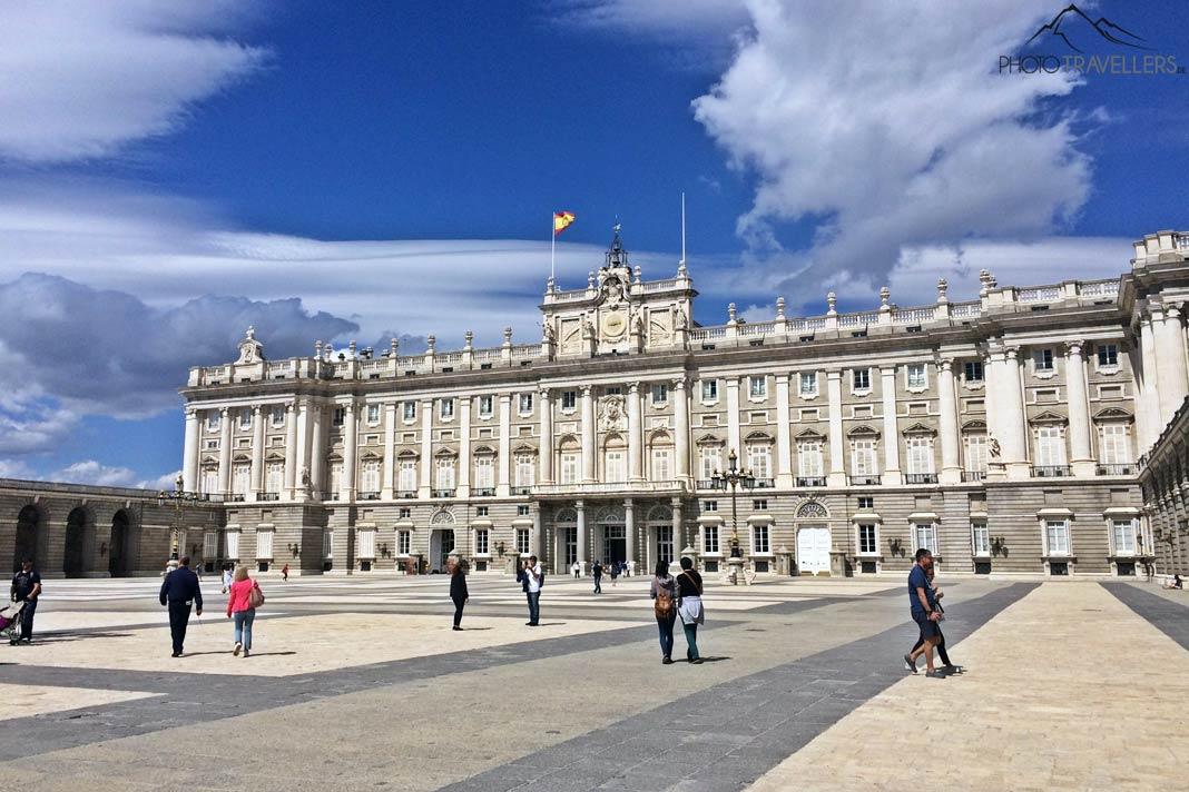 Le palais royal à Madrid