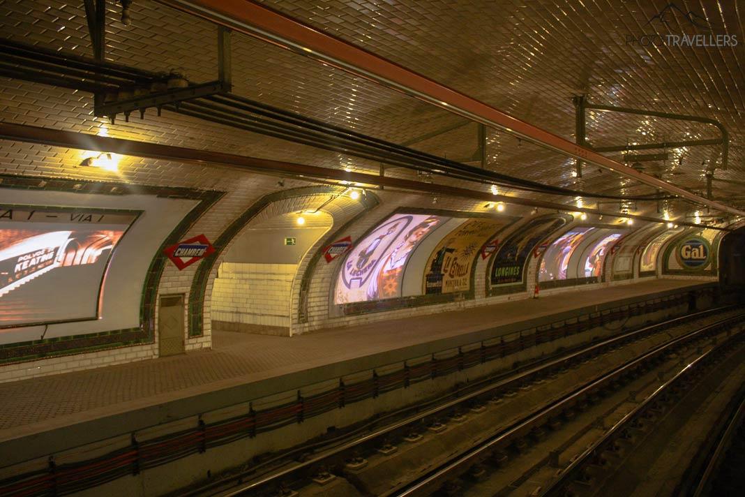 L'ancienne station de métro Chamberí à Madrid