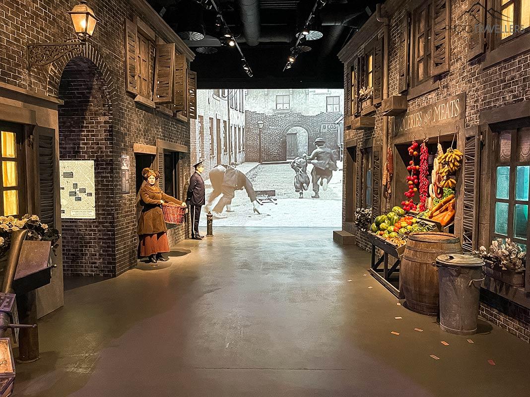 Vista dos bastidores do Chaplin's World