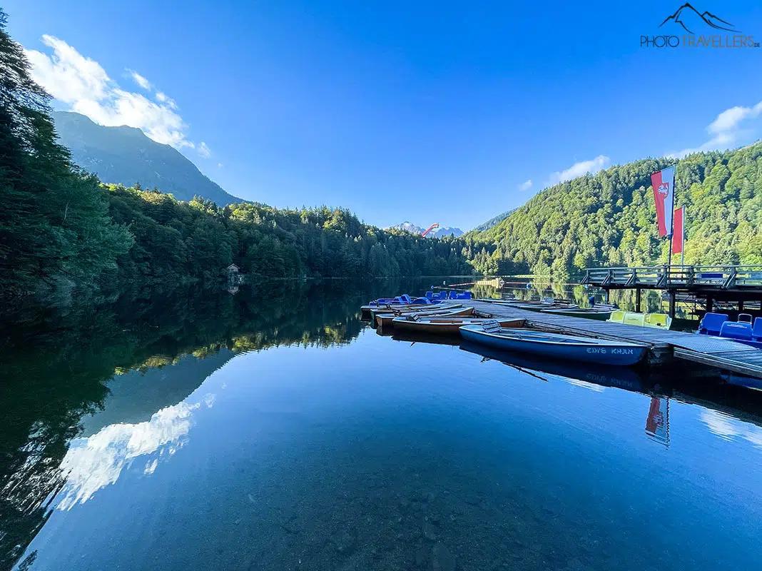 Bateaux au Freibergsee