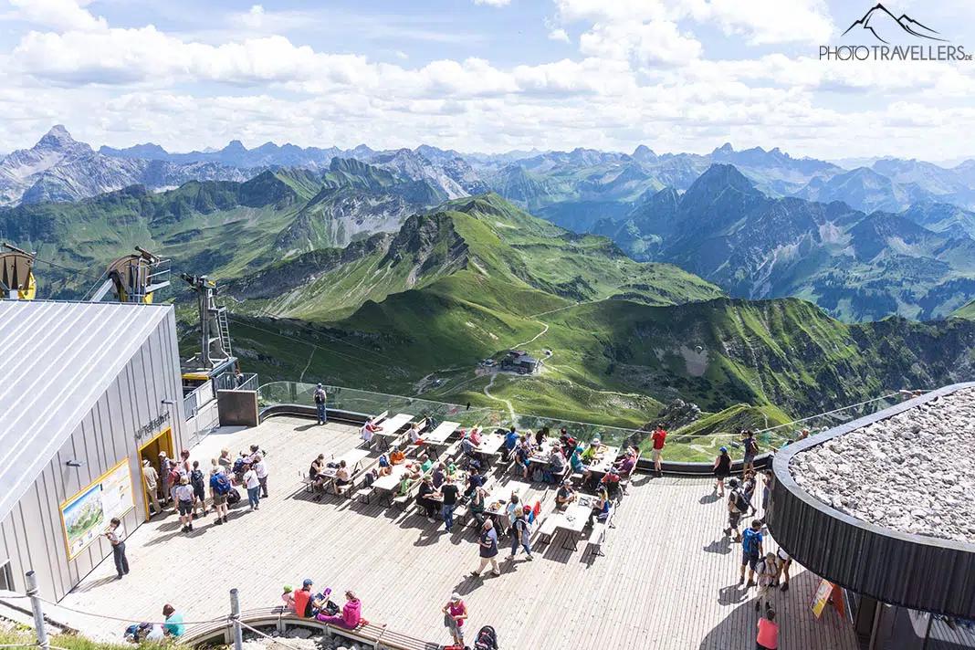 La station sommitale du Nebelhorn