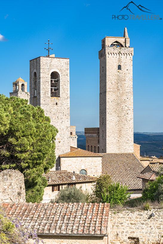 A vista do Torre Grossa em San Gimignano