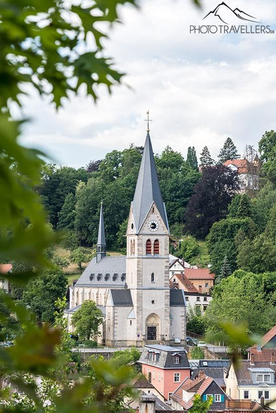 L'église de la ville "Notre Dame" à Kulmbach