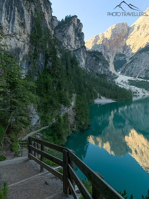 Sentier de randonnée au lac de Braies