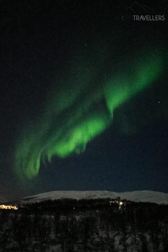 Aurores boréales au-dessus de Tromsø