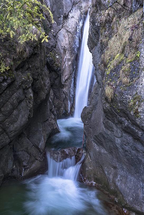 La cascade supérieure de Tatzelwurm