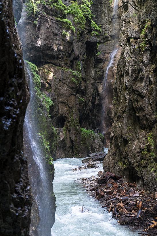La Partnachklamm après une pluie