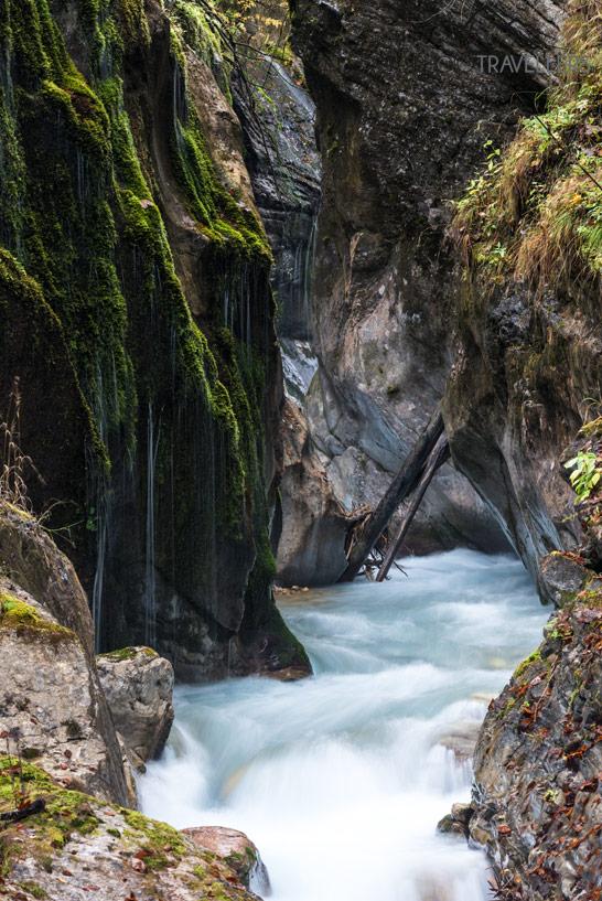 Vue dans la Wimbachklamm