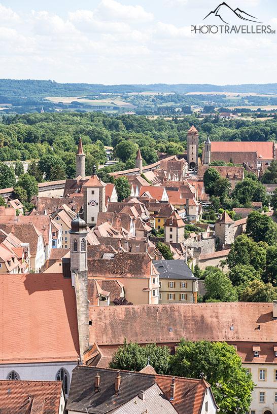 Les toits de Rothenburg ob der Tauber
