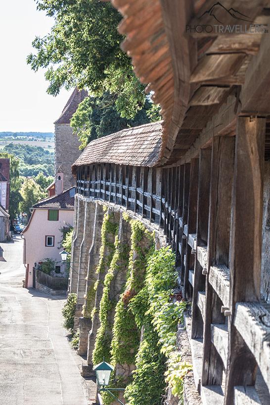 El camino de ronda de la muralla de Rothenburg