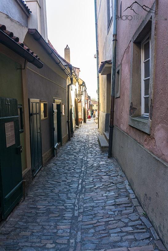A Rua Dourada no Castelo de Praga