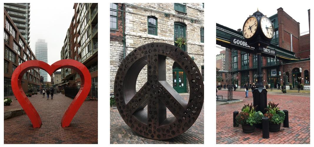 Imagens do Distillery District em Toronto