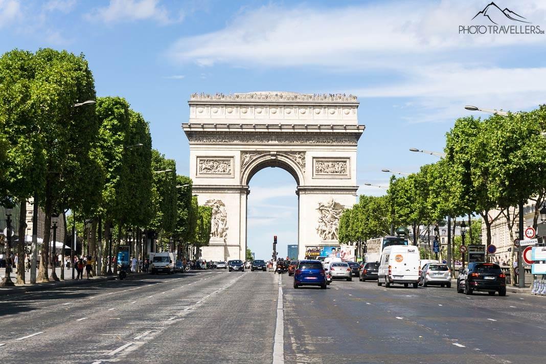 O Arco do Triunfo em Paris