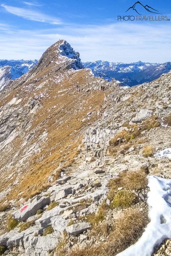 Um parapente sobre a Upsspitze