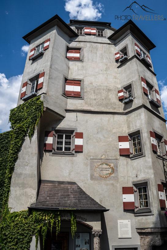 L'Ottoburg à Innsbruck avec ses volets marquants