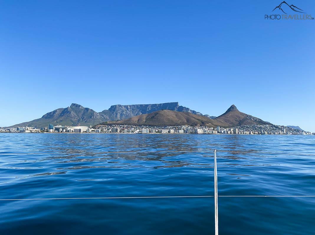 Passeio de barco em Cidade do Cabo na África do Sul