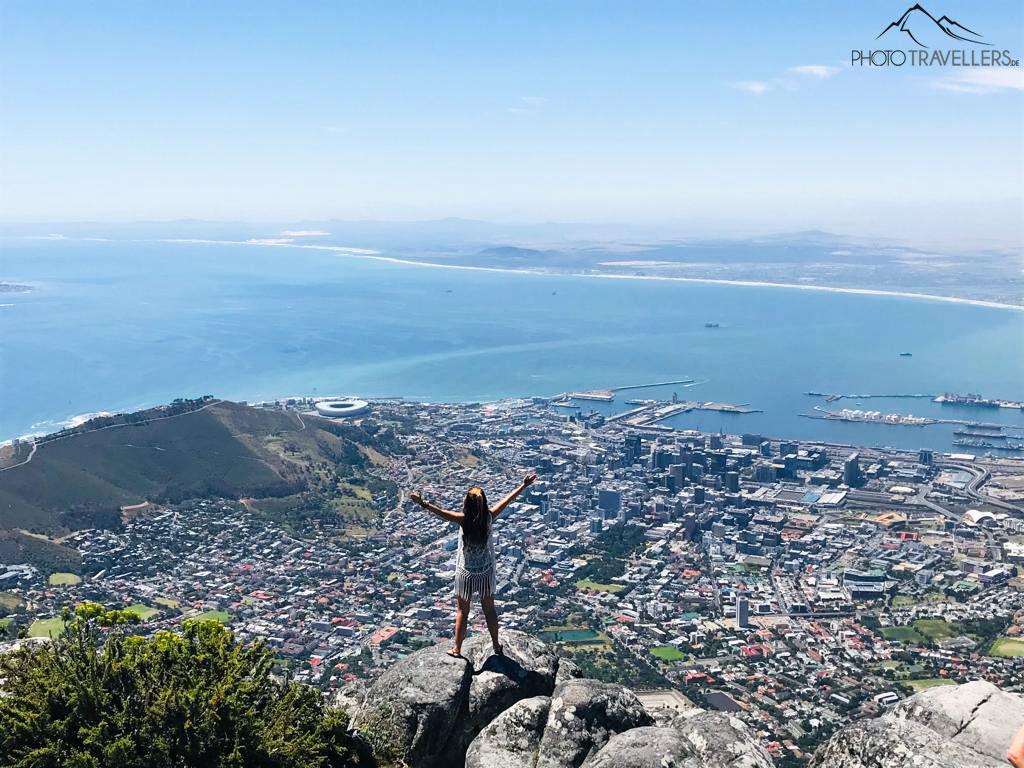 A impressionante vista do Table Mountain sobre Cidade do Cabo