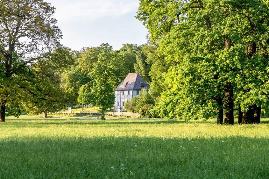 La maison de jardin de Goethe dans le parc à l'Ilm