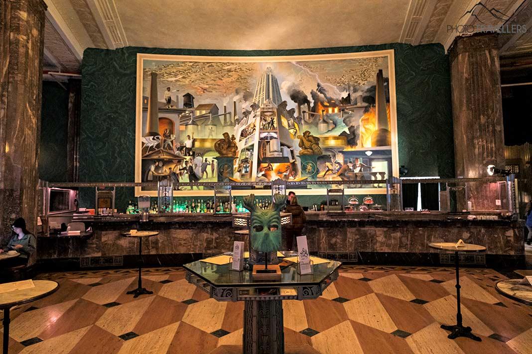 Le bar de la Conwell Coffee Hall